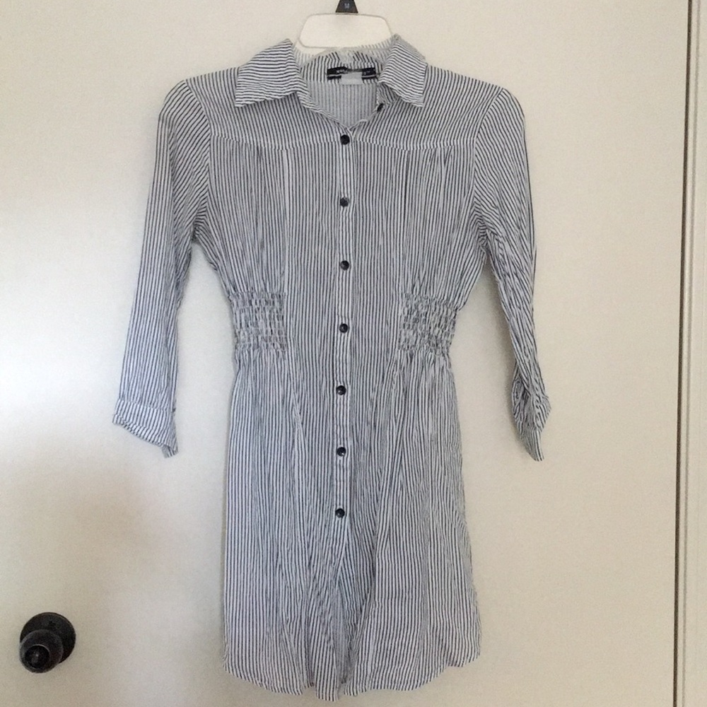 Stripped button down shirt